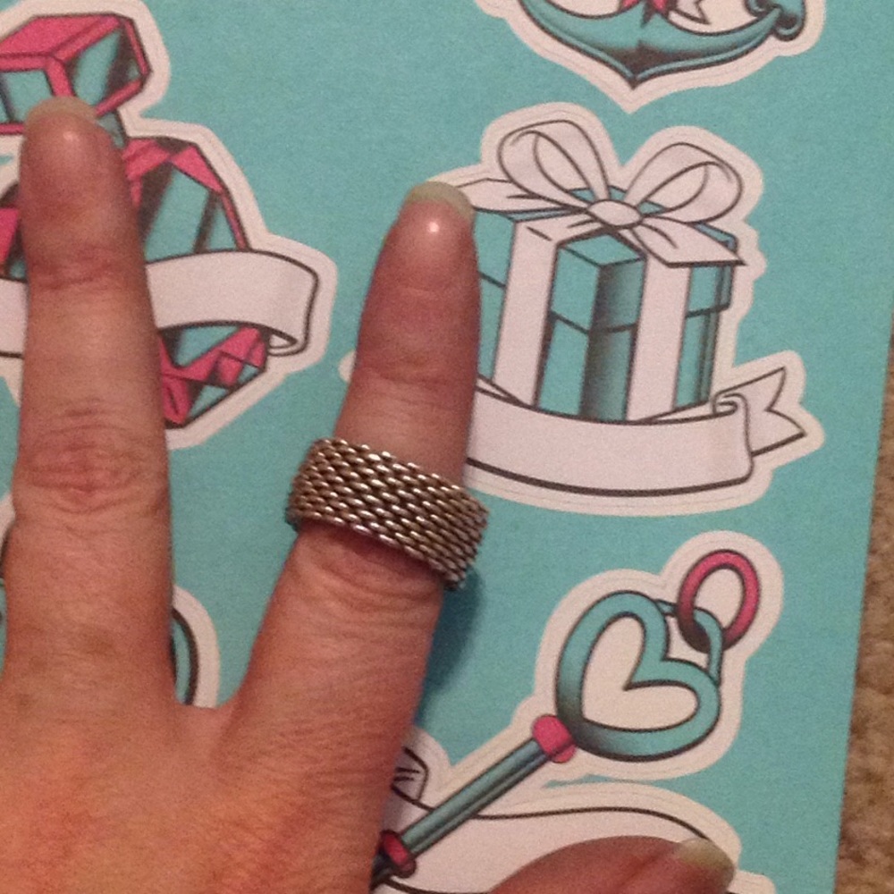 Tiffany and Company classic mesh ring